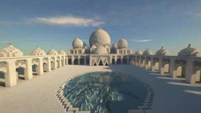 I made a desert Palace. Worldedit is a game changer, cant believe I‘ve not been using it earlier