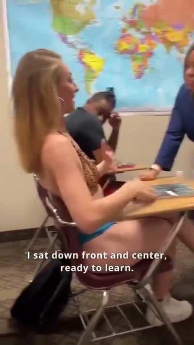 Was it because it was hot or just wanted to be comfortable?