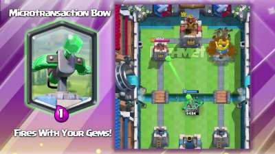 Microtransaction Bow Concept