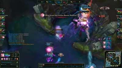Baron Steal and Winning the Game with Seraphine!!