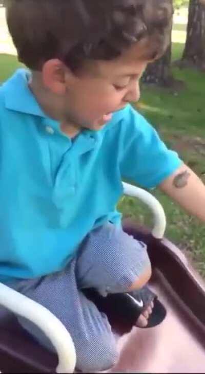 WCGW poking a frog towards the face..