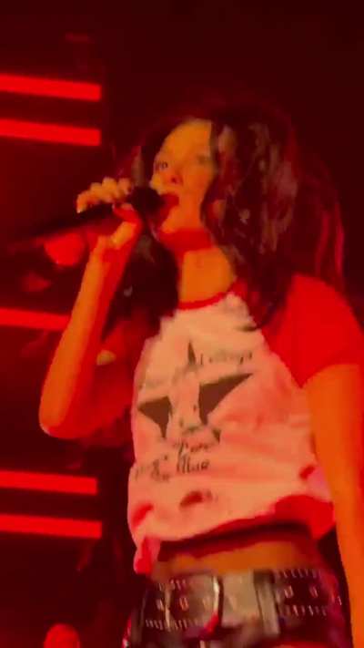 Liv performing all-american bitch at Governor's Ball in New York City