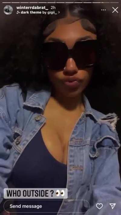 there’s No way Y’all niggas Actually Think KenzoB look Better than Winter??