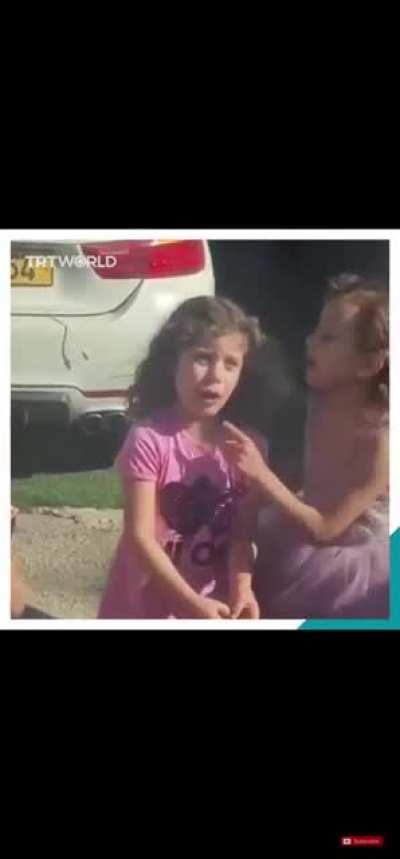 6 year old pleads with Israeli forces to release her 8 year brother