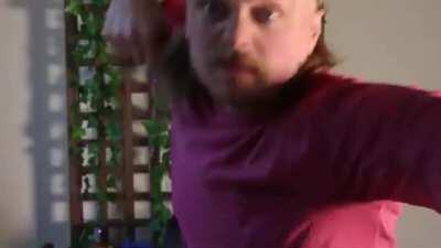 How Gus will tuck his future kids to bed!