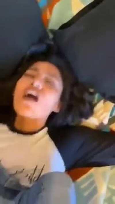 She taking it like a G