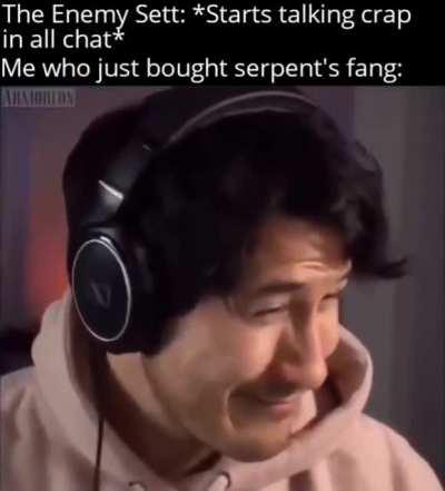 Wasn't planning on going lethality this game but go ahead, towerdive and haymaker me again, I dare you.