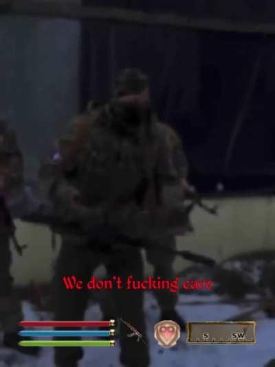 Wagner and regular RF army NPC conversation