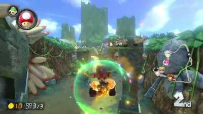 The ‘ol wrap-around shot