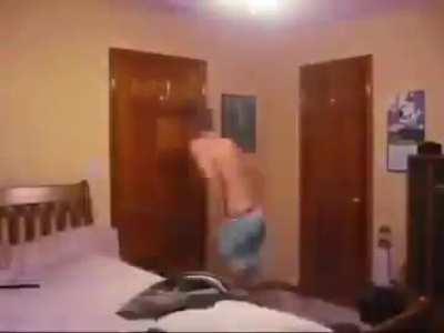 YanDev when he fails to kidnap a samus cosplayer to put in his makeshift giant cum jar