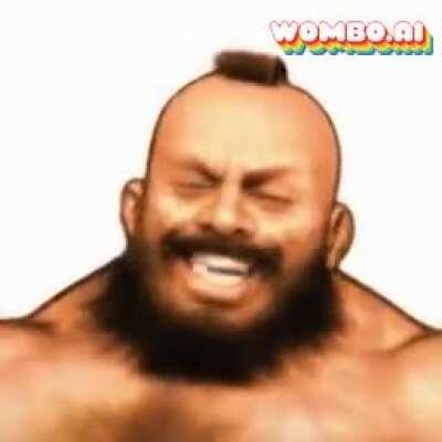 The Red Cyclone at the mic