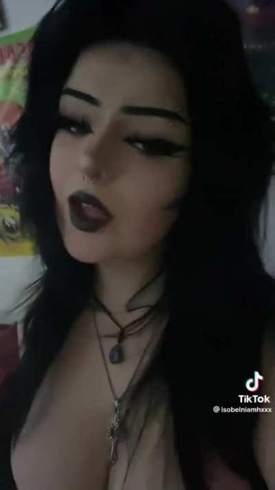 Big boobs emo girl