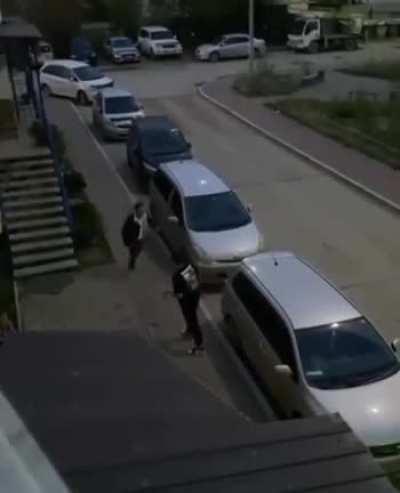 Drunken fight part who knows.