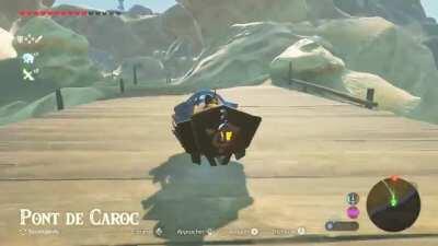 Link had a moto, now he has a car😎