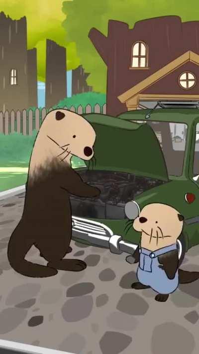 The pressure of Helping Dad!