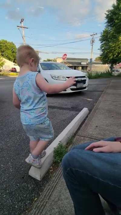 He's not the best at balance. 