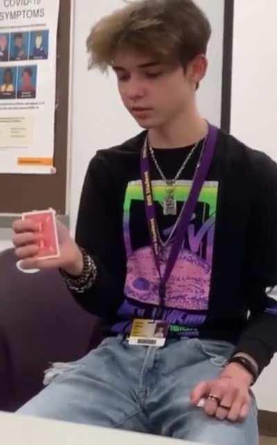 It’s like gravity doesn’t apply to him.