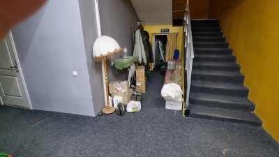 the gentleman in the Ukrainian 67th Brigade wolves of Da Vinci in the Platoon Wild Field keep their barracks clean and tidy