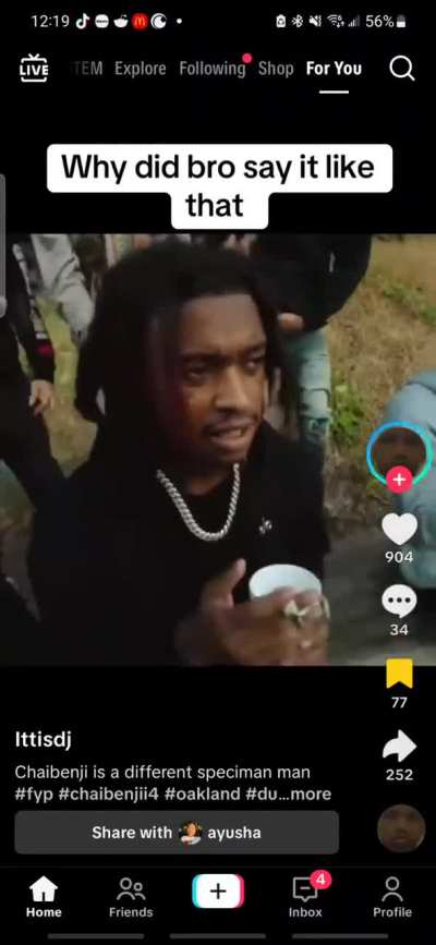 I swear bruh, Chai only talk about murder, beef, and putting percs in btchs bootyhole