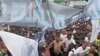 El acto de Guillermo Moreno por el Día de la Lealtad terminó a las trompadas