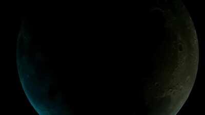 If the Moon were at the same distance as the International Space Station