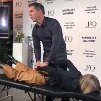 Receiving an “energy treatment”