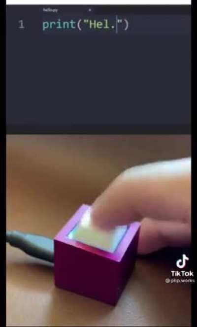 For those who think assembly programming is difficult, I present morse code programming.