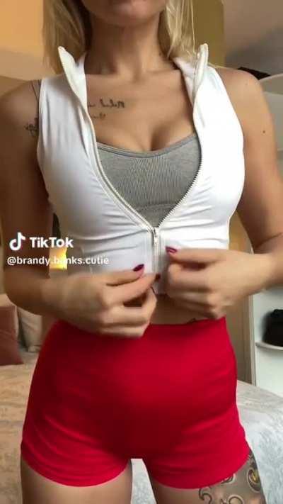 How do I look in red gym shorts