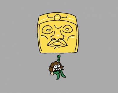 [OC] animated my experience with Olmec :)