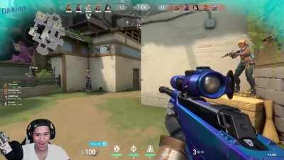 When you have two friends next to you while you're holding an angle..... and they don't shoot roomba.