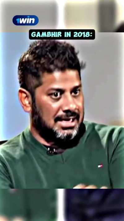 The face of honesty: Gautam Gambhir 