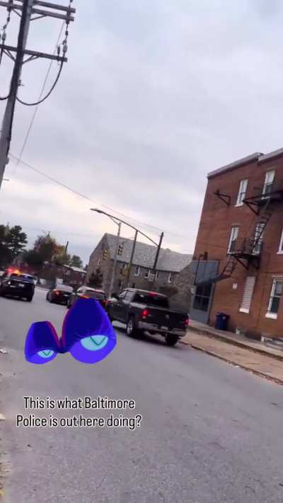 Baltimore police officer suspended after video shows him chasing person with patrol car before crash