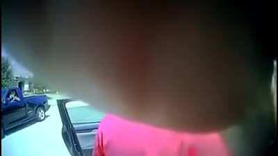 Cop arresting guys for... doing what they're told?