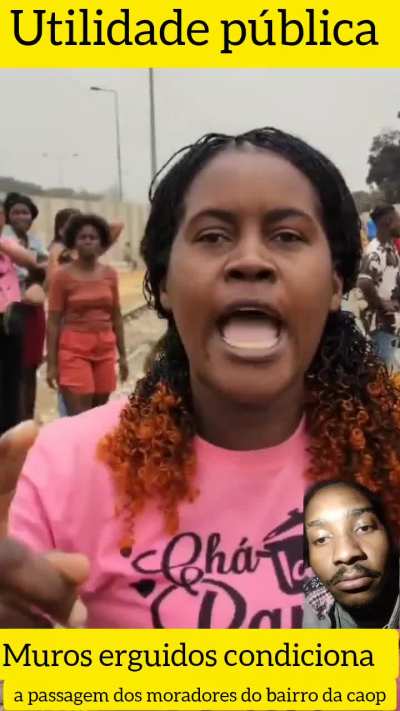 O povo da caop clama por uma pedonal 🇦🇴😭