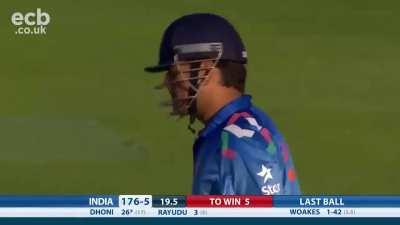 Thala in todays match