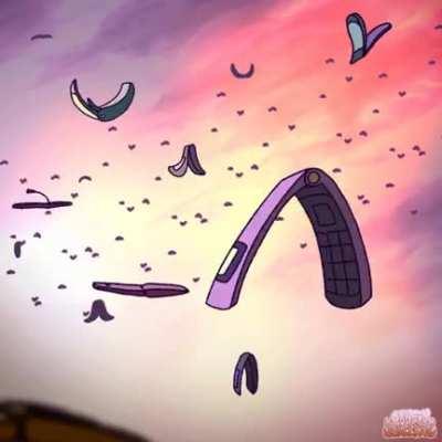 A Fleeting Flock of Flip Phones