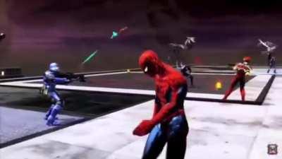 sad walking spider-man but with quiet's theme (OC)