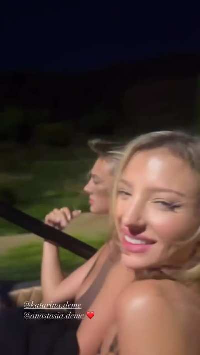 Katarina and her sisters via alexa insta story yesterday ( 10 may 2025)