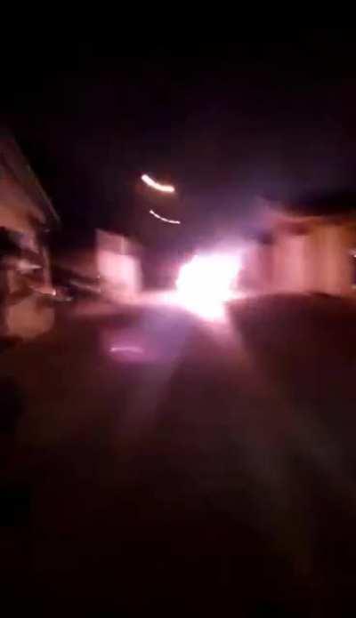 Watermelon explosion gone wrong