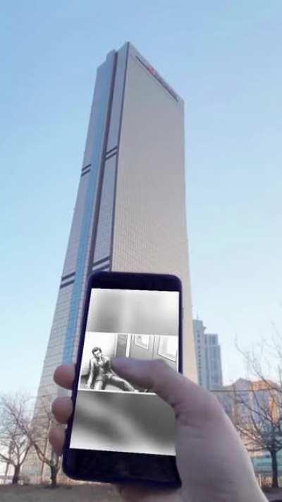 Right onto the side of the prosecutors office