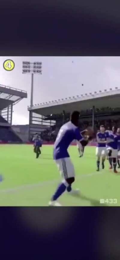 Man city celebrating beating Liverpool like