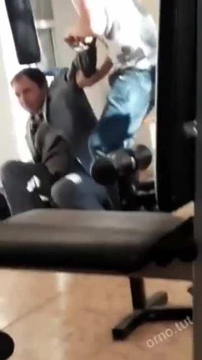 Lifting more than you can in the gym