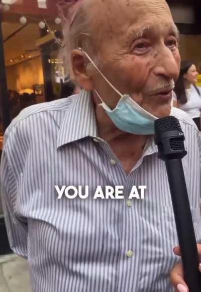 Wise words from an old man :’)