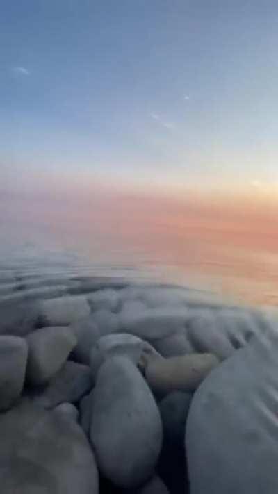 The way the ocean gets darker