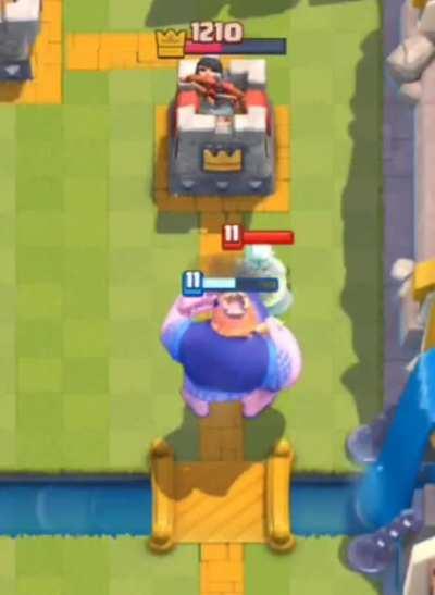 Monk can reflect royal giant shots