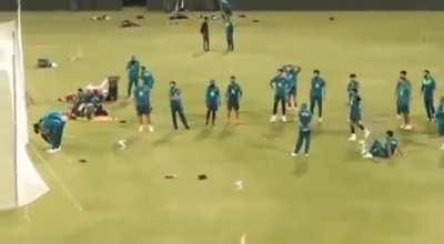 Pak team gone wild, during practice lol