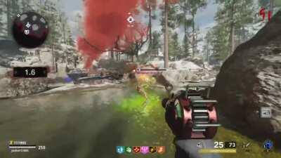 Round 50 exfill 20 seconds and a split megatron.