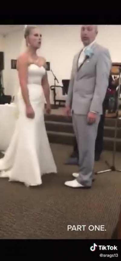 MIL being extra trashy at the wedding