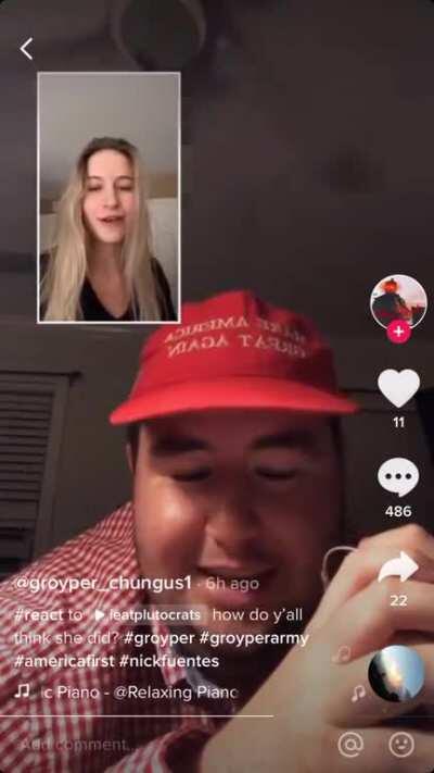 «this is an attempt by a woman to make a joke»