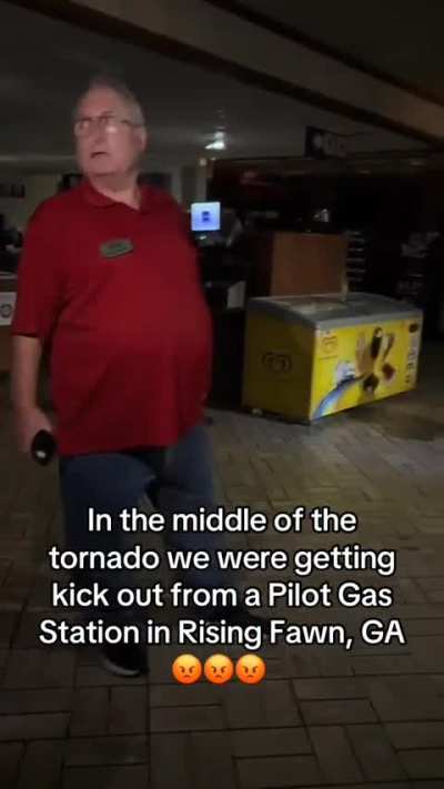 A lil tornado freakout